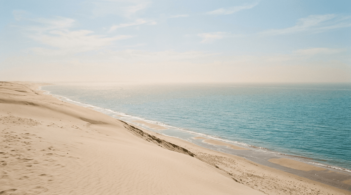 Illustrative beach scene (not this exact location)